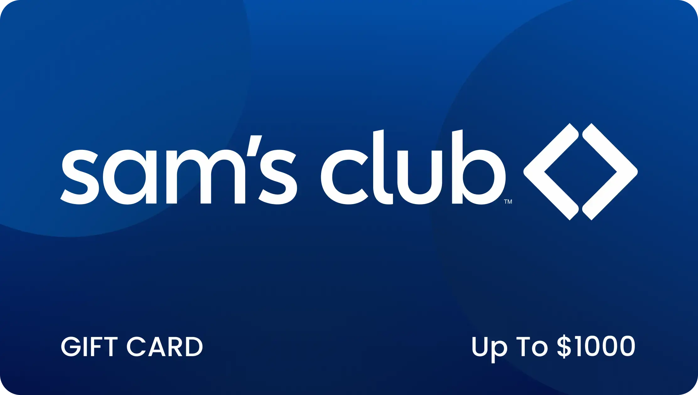 Sam's Club gift card